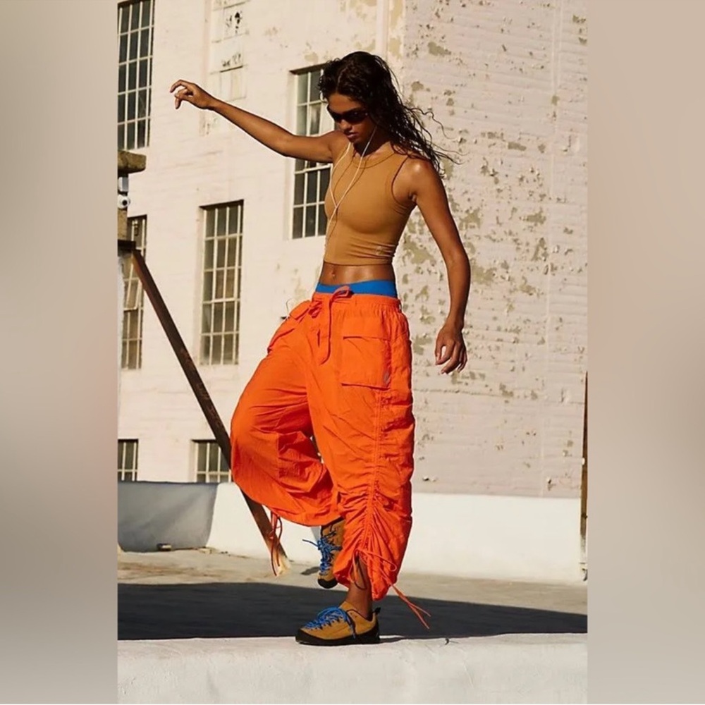 NWT FP Movement - Wildflower Pants - Blood Orange - Size M